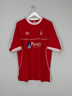 2000/02 NOTTINGHAM FOREST #7 HOME SHIRT (XXL) UMBRO