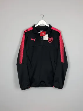 2017/18 ARSENAL *BNWT* PUMA 1/2 ZIP TRAINING JACKET (MULTIPLE SIZES)