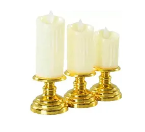 3-Piece Led Candle Set