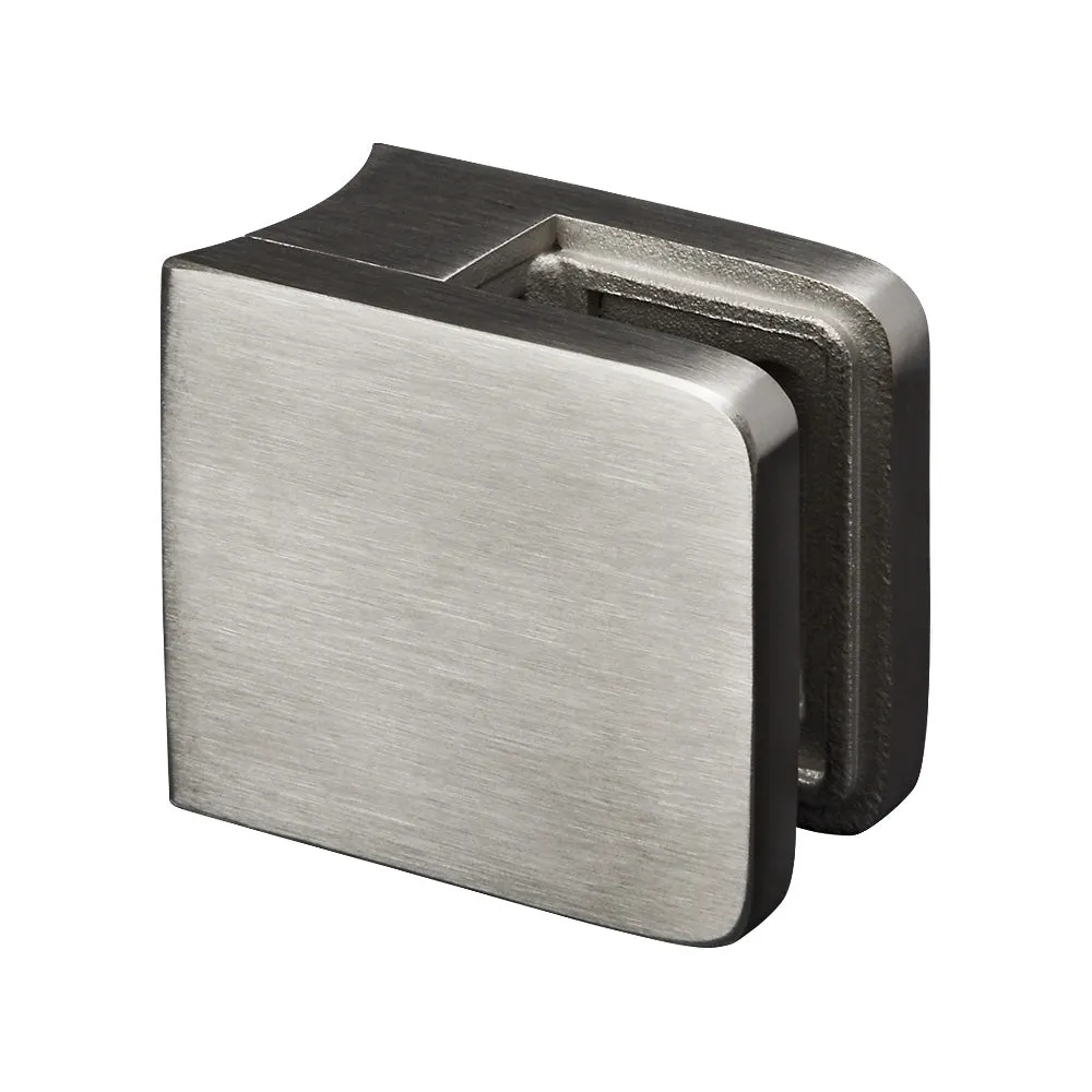 316 Stainless Steel Square Type Glass Clamp 45 x 45 x 27mm To Suit 42.4mm Post