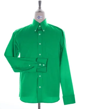 Button Down Green Color Shirt