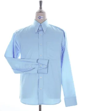 Button Down Shirt - Light Sky Color Shirt