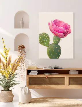 Cactus Garden - Big Bold Bloom Canvas Wall Art