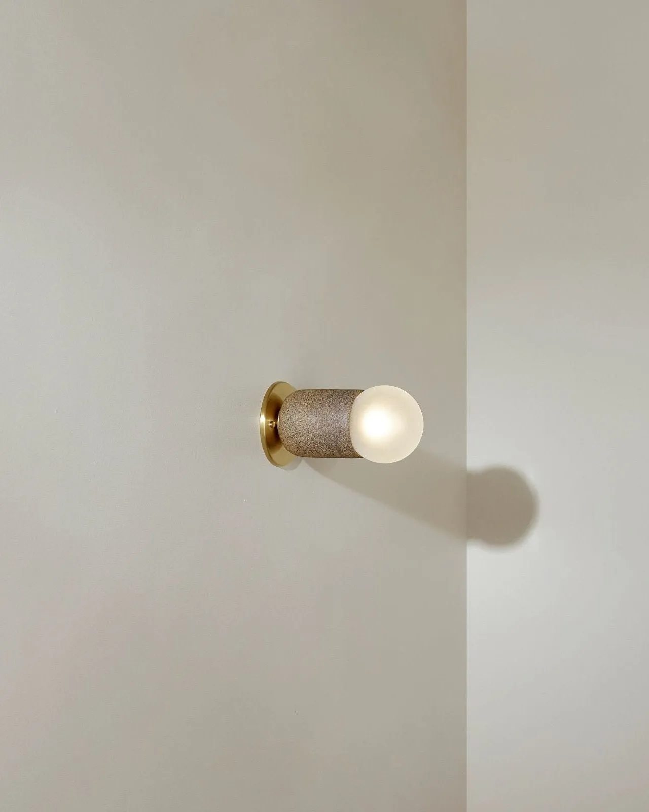 Ceramic Cylindrical Wall Light | Terra