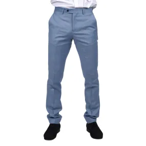 Charles - Men's Light Blue Summer Trousers