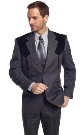 Circle S Heather Boise Sportcoat Heather Charcoal Style Number CC2976-40