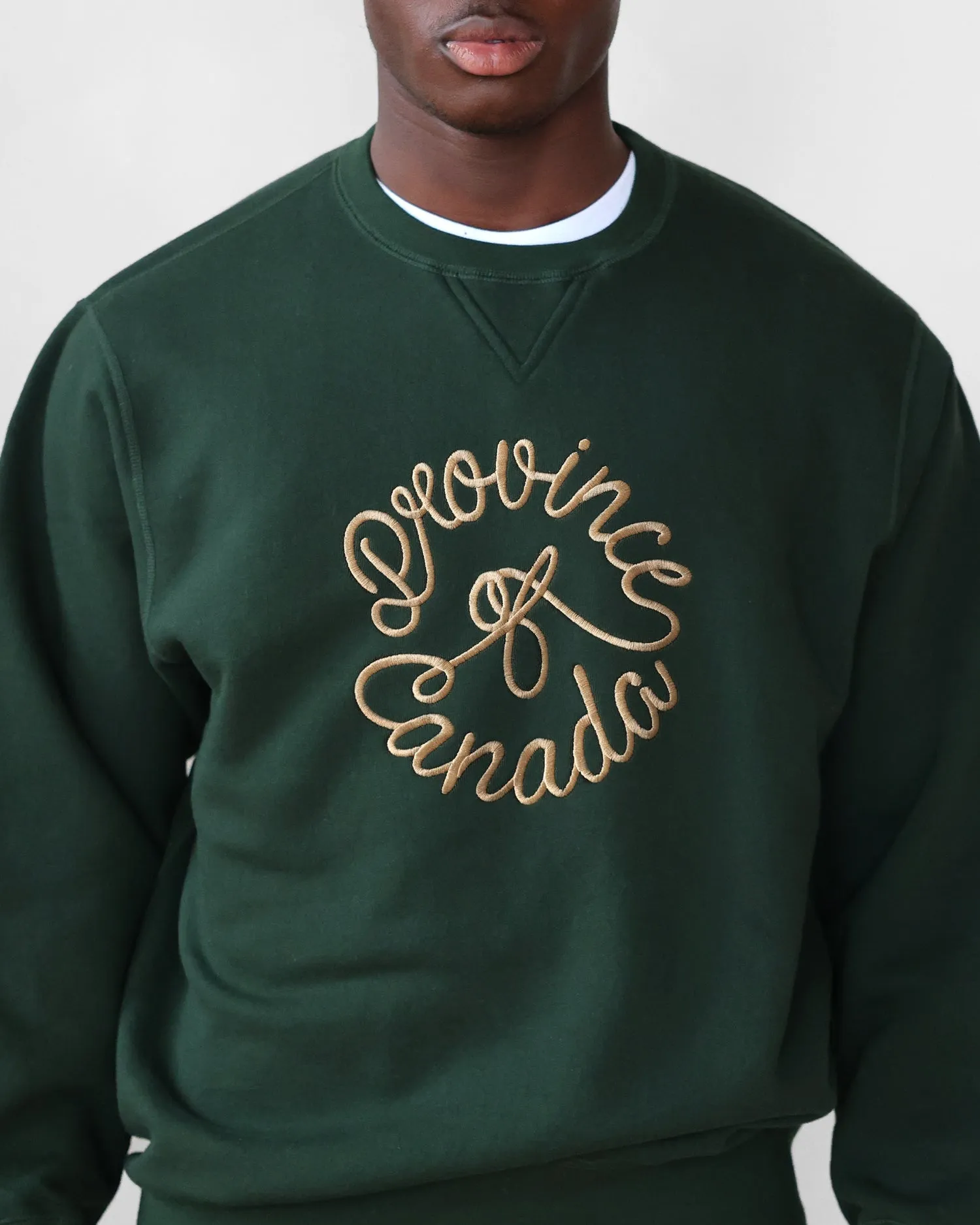 Crest Fleece Sweatshirt Forest - Unisex