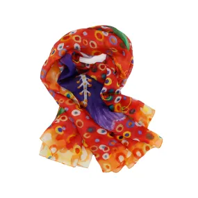 FORESEE Silk Square Scarf Neckerchief Canterbury