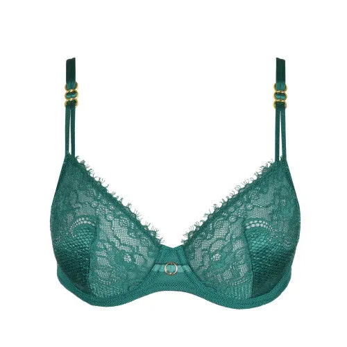 JUNOO All Lace Full Cup Bra B-E