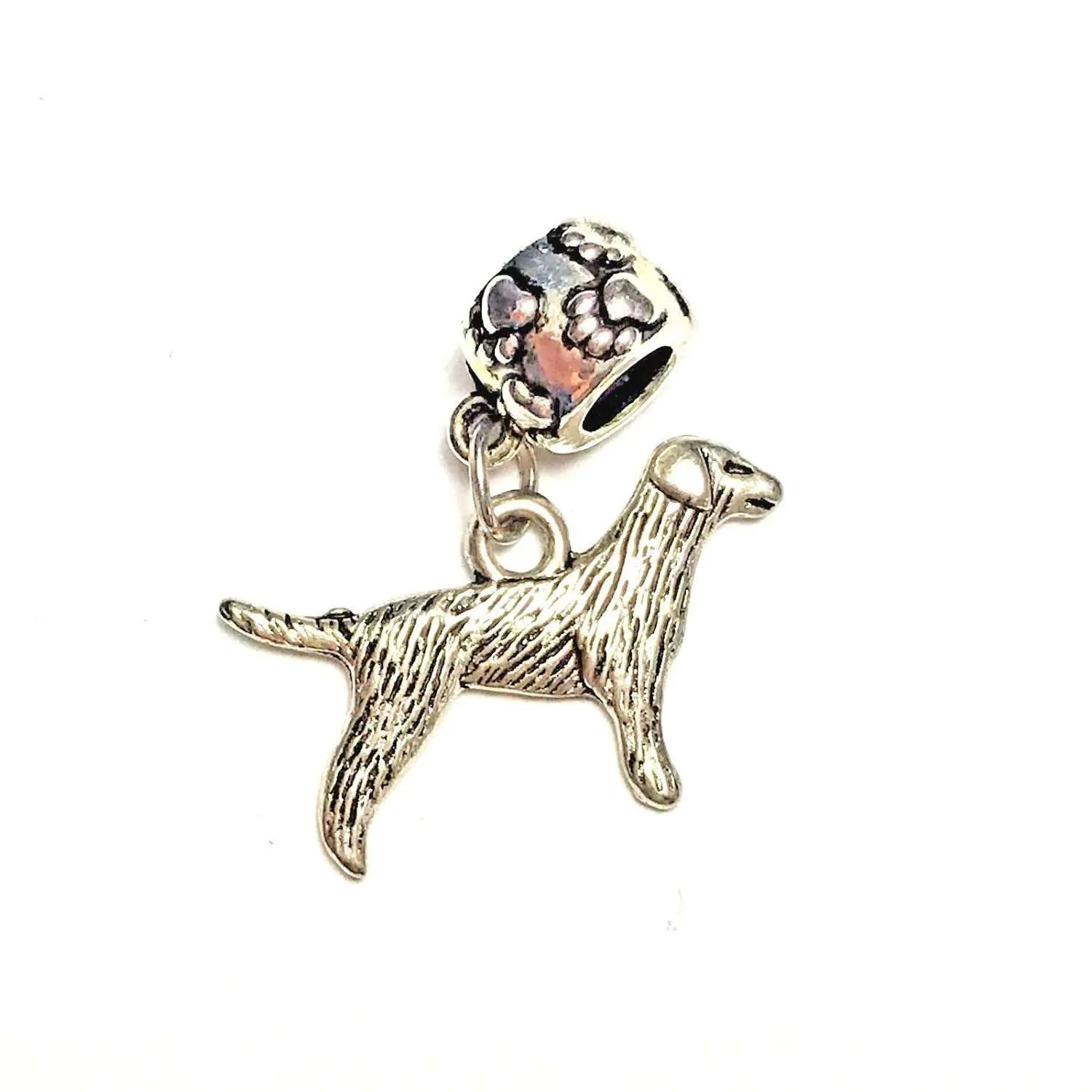 Silver Terrier Dangle Charm